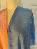 Blue and Peach Chiffon Carpatina Dolls