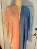 Blue and Peach Chiffon Carpatina Dolls