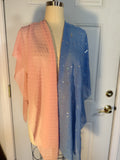 Blue and Peach Chiffon Carpatina Dolls