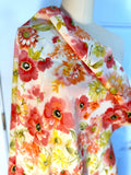 Floral Crepe - 1 Yd Piece Carpatina Dolls