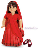 Indian Sari Doll Outfit - Lg Carpatina