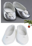 Silver and White Shoes Carpatina