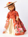 Straw Hats Set of 2 for all 18 inch Dolls