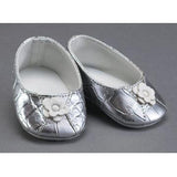 Silver Shoes fit American Girl Dolls