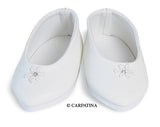 Silver and White Shoes Carpatina