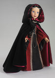 Black Velvet Doll Cloak Carpatina