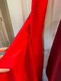 Red Crepe Fabric