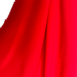 Red Crepe Fabric