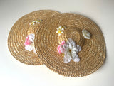 Straw Hats Set of 2