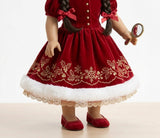 Red Velvet Shoes fit American Girl