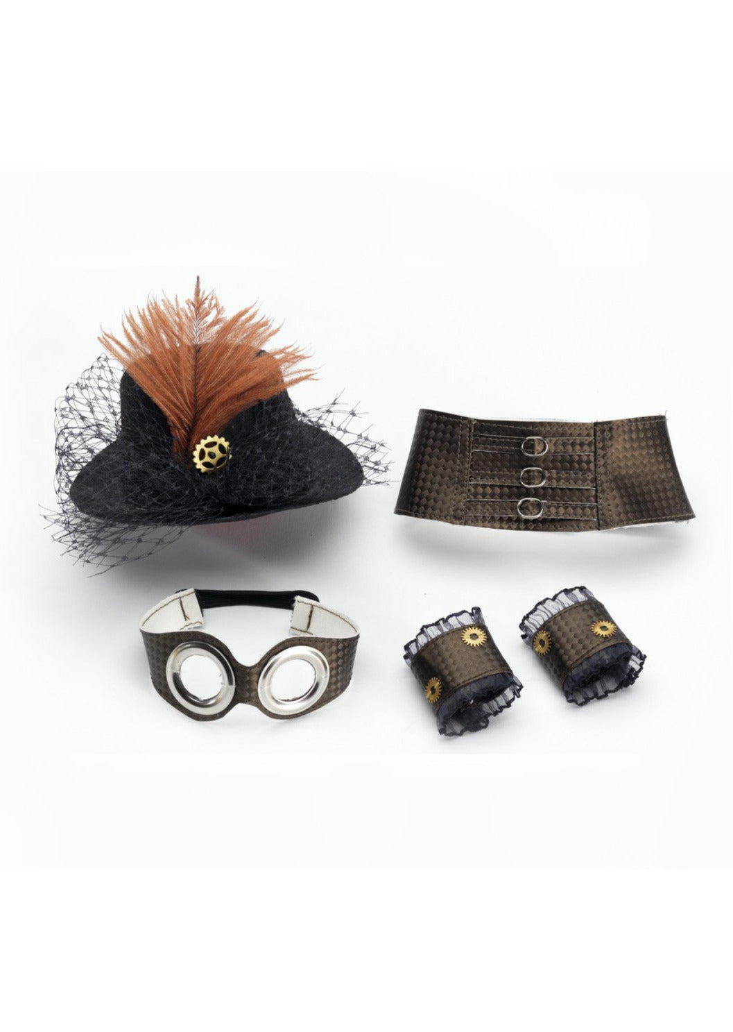 Steampunk Top Hat Doll Set