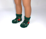 Christmas Red, White and Green Socks Set - 2 Sizes