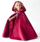 Berry Velvet Cloak Carpatina