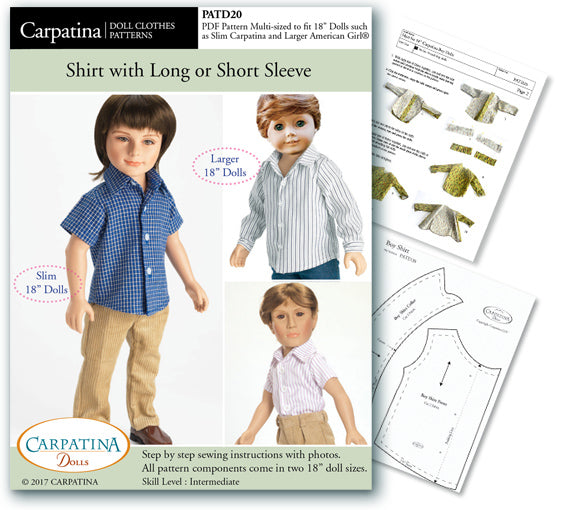 Boy Shirt PDF Download Pattern