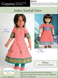 Indian Anarkali Dress - Multi-Sized Pattern PDF or Print