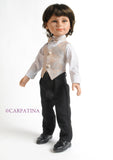 Tailcoat Tuxedo Suit for 18 inch Boy Dolls