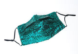Sequin and Cotton Face Masks