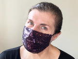 Sequin and Cotton Face Masks