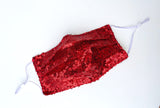 Sequin and Cotton Face Masks