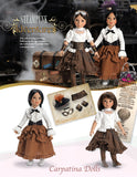 Steampunk Top Hat Doll Set