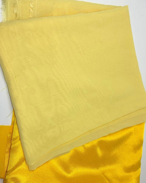 Yellow Chiffon and Satin Carpatina Dolls